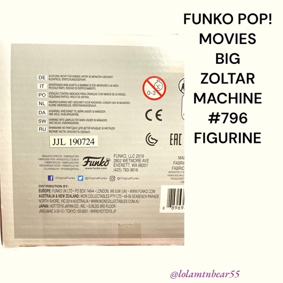 BRAND NEW FUNKO POP! MOVIES “BIG” ZOLTAR MACHINE #796 - GREAT COLLECTIBLE ICONIC - Picture 9 of 11
